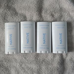 Native Deodorant, Aluminum-Free, Powder & Cotton 2.65oz
